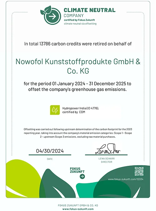 NOWOFOL-Climate neutral English
